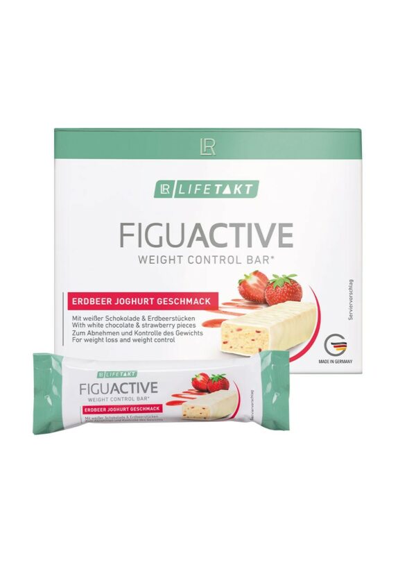 Figu Active Bar - Jordbær-yoghurtsmag, 6er boks